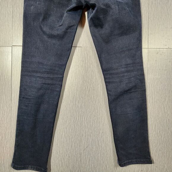 Levis Strauss Jeans Juniors 15M Bold Curve Skinny Low Rise Denim Blue Dark Wash - Picture 9 of 14